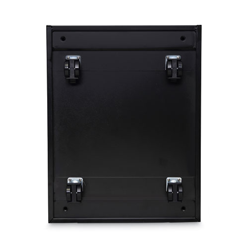 Picture of File Pedestal, Left or Right, 2-Drawers: Box/File, Legal/Letter, Black, 14.96" x 19.29" x 21.65"