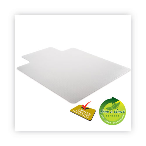 Picture of DuraMat Moderate Use Chair Mat, Low Pile Carpet, Roll, 36 x 48, Lipped, Clear