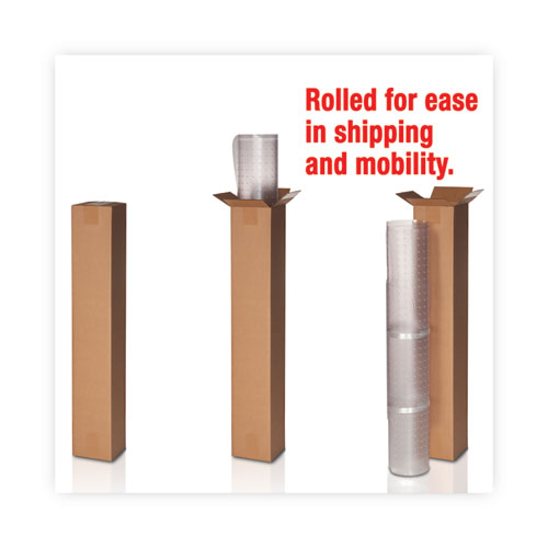 Picture of DuraMat Moderate Use Chair Mat, Low Pile Carpet, Roll, 46 x 60, Rectangle, Clear