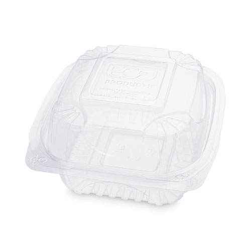 Clear+Clamshell+Hinged+Food+Containers%2C+6+x+6+x+3%2C+Plastic%2C+80%2FPack%2C+3+Packs%2FCarton