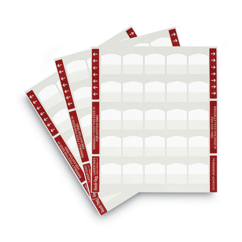 Picture of Laser Printable Index Tabs, 1/5-Cut, White, 1.13" Wide, 100/Pack