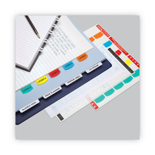 Picture of Laser Printable Index Tabs, 1/5-Cut, White, 2" Wide, 300/Pack