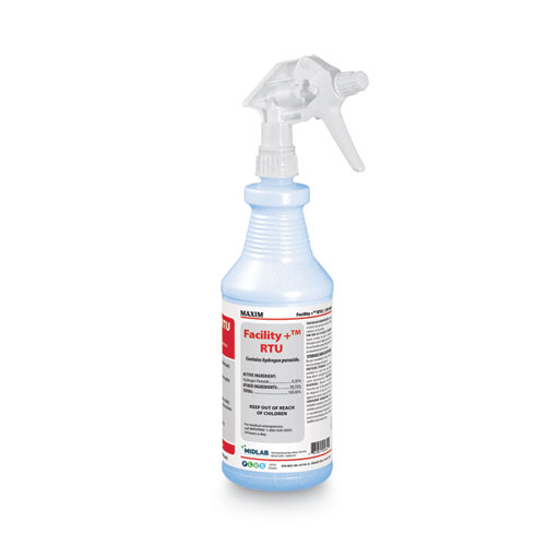 Picture of Facility+ RTU Disinfectant, Safe-to-Ship, Unscented, 32 oz, 6/Carton