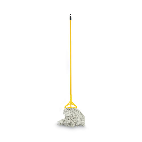 Picture of Quick Change Side-Latch Plastic Mop Head Handle, 60" Aluminum Handle, Yellow