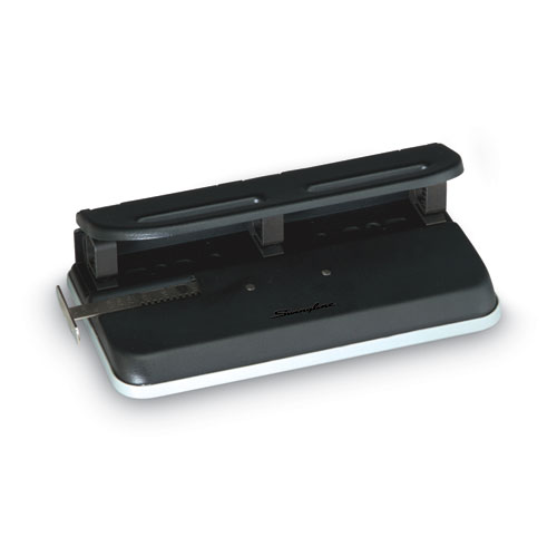 Picture of 24-Sheet Easy Touch Two- to Seven-Hole Precision-Pin Punch, 9/32" Holes, Black