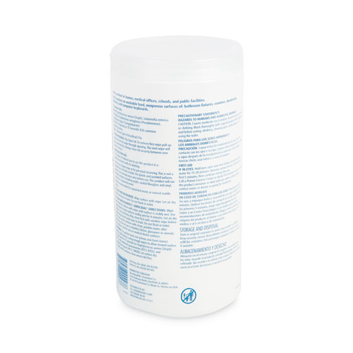 Picture of Quat-Based Disinfecting Wipes, 7 x 8, Fresh Scent, 75/Canister, 3 Canisters/Pack