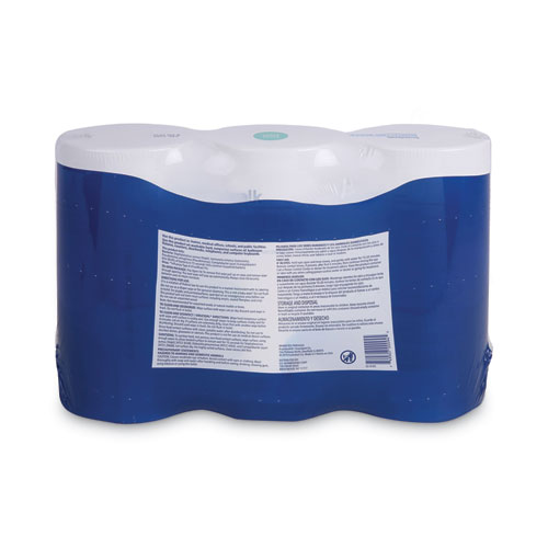 Picture of Quat-Based Disinfecting Wipes, 7 x 8, Fresh Scent, 75/Canister, 3 Canisters/Pack