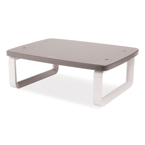 Picture of Monitor Stand with SmartFit, For 24" Monitors, 15.5" x 12" x 3" to 6", Black/Gray, Supports 80 lbs