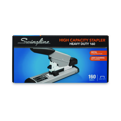 Picture of Heavy-Duty Stapler, 160-Sheet Capacity, Black/Gray