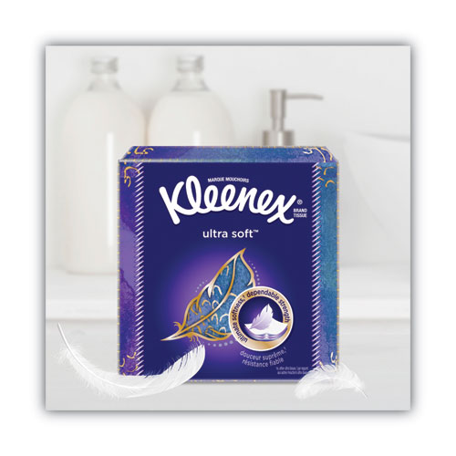 Picture of Ultra Soft Facial Tissue, 3-Ply, White, 8.75 x 4.5, 65 Sheets/Box, 4 Boxes/Pack