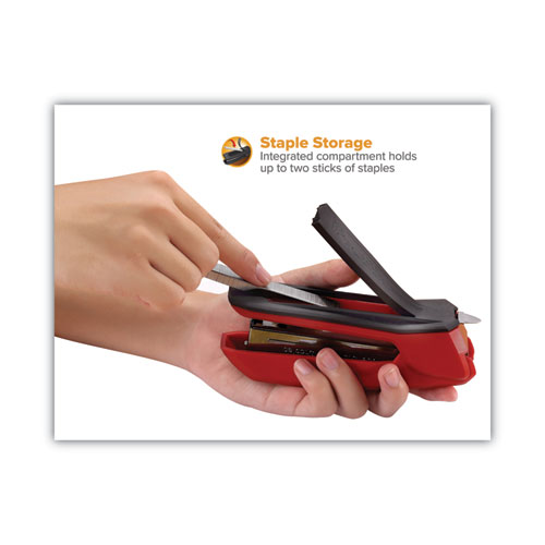 Picture of Ascend Stapler, 20-Sheet Capacity, Red