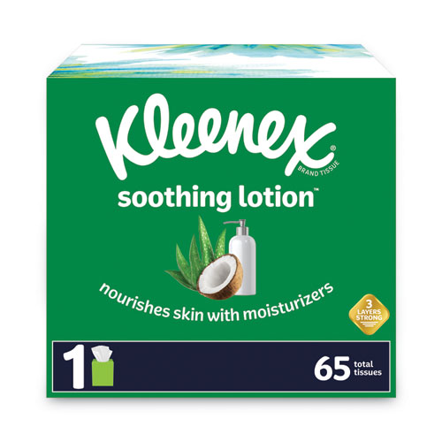 Picture of Lotion Facial Tissue, 2-Ply, White, 65 Sheets/Box, 27 Boxes/Carton
