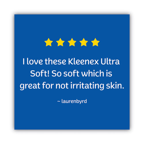 Picture of Ultra Soft Facial Tissue, 3-Ply, White, 8.75 x 4.5, 65 Sheets/Box, 4 Boxes/Pack