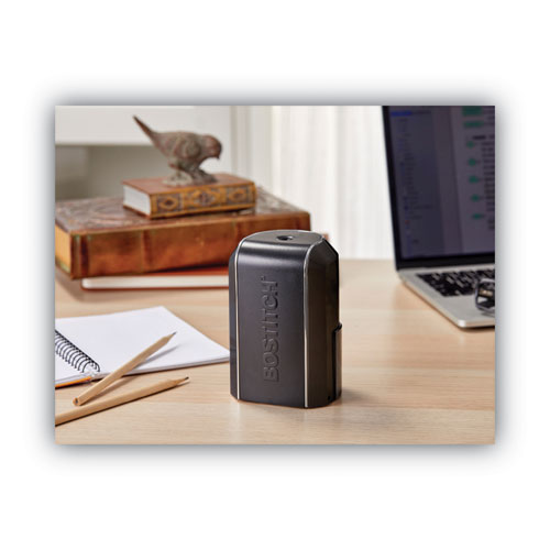 Picture of Vertical Electric Pencil Sharpener, AC-Powered, 4.5 x 3.75 x 5.5, Black