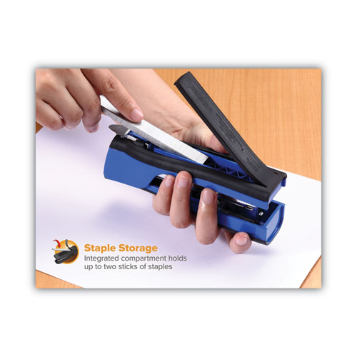 Picture of Dynamo Stapler, 20-Sheet Capacity, Blue