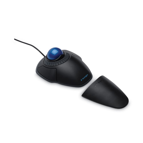 Picture of Orbit Trackball with Scroll Ring, USB 2.0, Left/Right Hand Use, Black/Blue