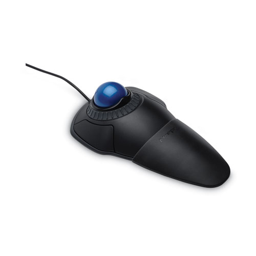 Picture of Orbit Trackball with Scroll Ring, USB 2.0, Left/Right Hand Use, Black/Blue