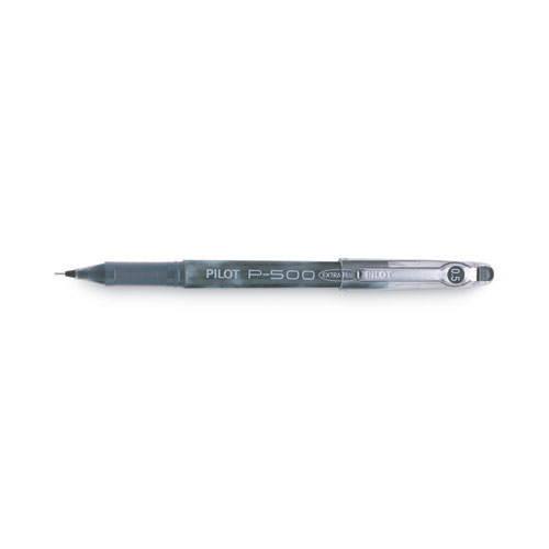 Picture of Precise P-500 Gel Pen, Stick, Extra-Fine 0.5 mm, Black Ink, Black Barrel, Dozen