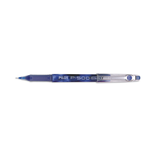 Picture of Precise P-500 Gel Pen, Stick, Extra-Fine 0.5 mm, Blue Ink, Blue Barrel, Dozen