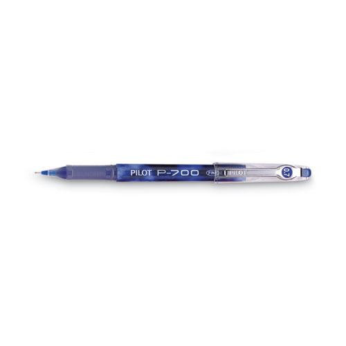 Picture of Precise P-700 Gel Pen, Stick, Fine 0.7 mm, Blue Ink, Blue Barrel, Dozen