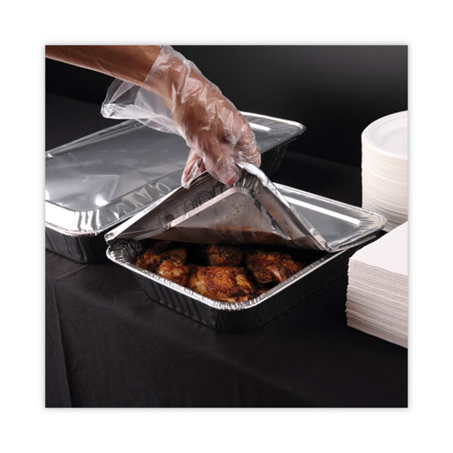 Picture of Aluminum Steam Table Pans, Half-Size Deep, 400 Gauge, 2.56" Deep, 10.38 x 12.75, 100/Carton