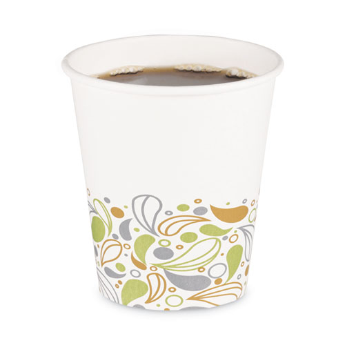 Picture of Deerfield Printed Paper Hot Cups, 10 oz, 50 Cups/Sleeve, 20 Sleeves/Carton