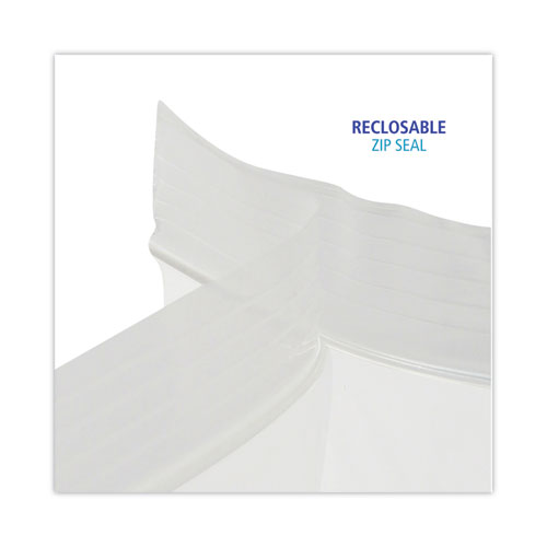 Picture of Reclosable Food Storage Bags, Gallon, 10.5" x 11", Clear, 250/Box