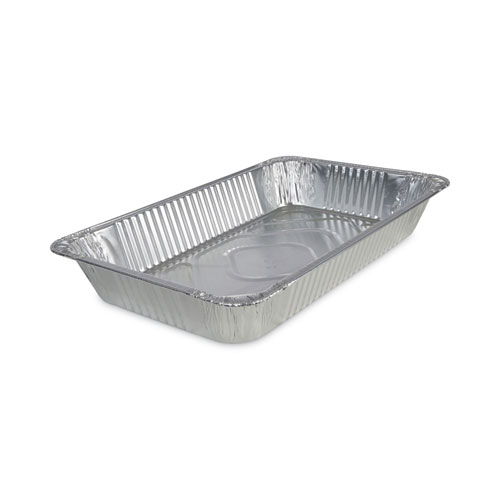 Picture of Aluminum Steam Table Pans, Full-Size Deep, 620 Gauge, 3.19" Deep, 12.81 x 20.75, 50/Carton