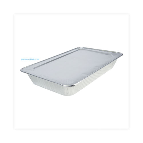 Picture of Aluminum Steam Table Pans, Full-Size Deep, 620 Gauge, 3.19" Deep, 12.81 x 20.75, 50/Carton