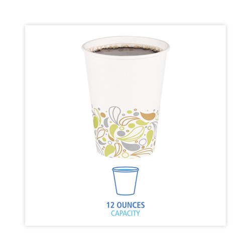 Picture of Deerfield Printed Paper Hot Cups, 12 oz, 50/Sleeve, 20 Sleeves/Carton