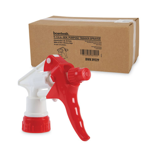 Picture of Trigger Sprayer 250, 9.25" Tube Fits 32 oz Bottles, Red/White, 24/Carton