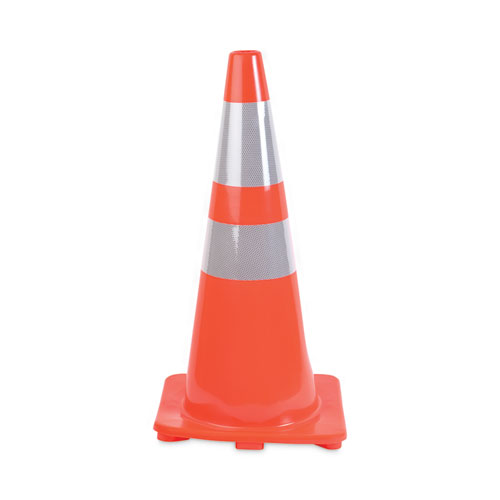 Picture of Traffic Cone, 14 x 14 x 28, Orange/Silver