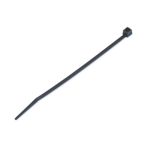 Picture of Nylon Cable Ties, 4 x 0.06, 18 lb, Black, 1,000/Pack