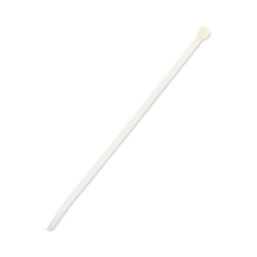 Picture of Nylon Cable Ties, 8 x 0.19, 50 lb, Natural, 1,000/Pack