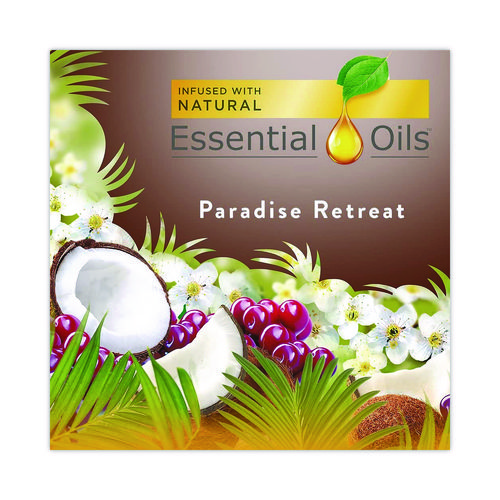 Picture of Scented Oil Refills, Paradise Retreat, 0.67 oz, 2/Pack, 6 Packs/Carton