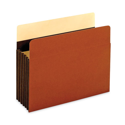 Picture of Redrope Expanding File Pockets, 7" Expansion, Letter Size, Brown, 5/Box