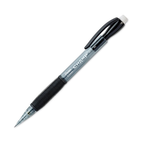 Picture of Champ Mechanical Pencil, 0.5 mm, HB (#2), Black Lead, Translucent Gray Barrel, Dozen