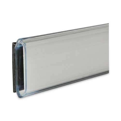 Picture of HOL-DEX Magnetic Shelf/Bin Label Holders, Side Load, 0.5 x 6, Clear, 10/Box