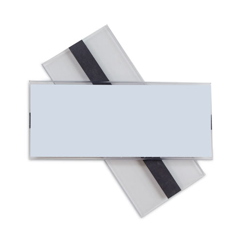 Picture of Clear Magnetic Label Holders, Side Load, 6 x 2.5, 10/Pack