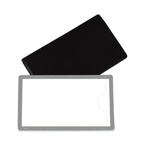 Picture of Slap-Stick Magnetic Label Holders, Side Load, 4.25 x 2.5, Gray, 10/Pack