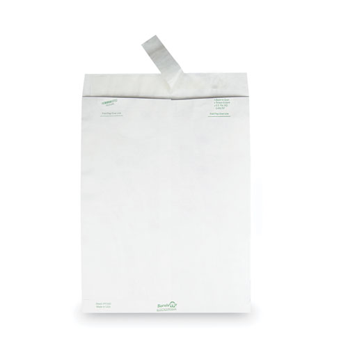 Picture of Lightweight 14 lb Tyvek Catalog Mailers, #13 1/2, Square Flap, Redi-Strip Adhesive Closure, 10 x 13, White, 50/Box