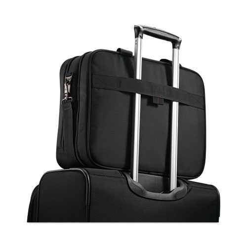 Picture of Xenon 3 Toploader Briefcase, Fits Devices Up to 15.6", Polyester, 16.5 x 4.75 x 12.75, Black