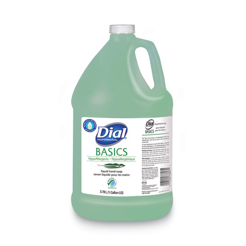 Dial+Professional+Basics+Hypoallergenic+Liquid+Hand+Soap%2C+3.78+L%2F1+Gallon+Refill+Bottle%2C+4%2FCarton