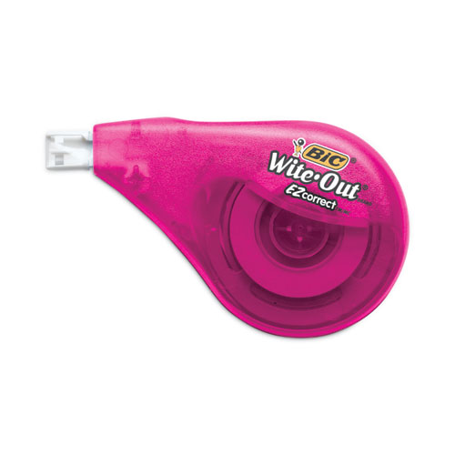 Picture of Wite-Out EZ Correct Correction Tape, Non-Refillable, Randomly Assorted Applicator Colors, 0.17" x 400", 4/Pack