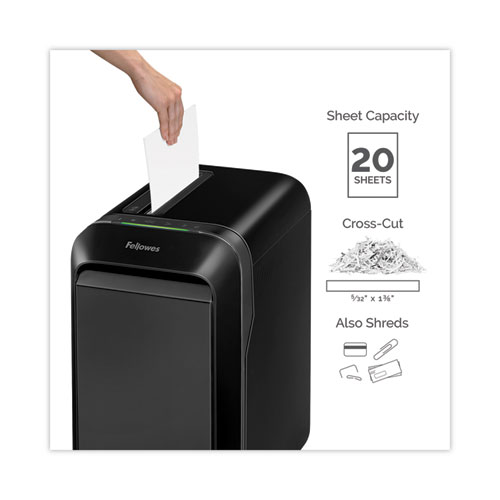 Picture of Powershred LX190 Cross-Cut Shredder, 20 Manual Sheet Capacity