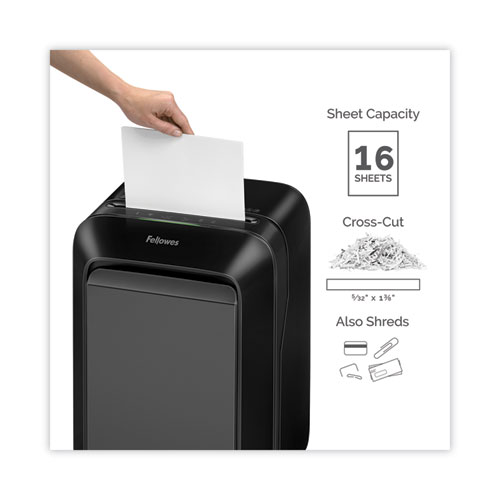 Picture of Powershred LX180 Cross-Cut Shredder, 16 Manual Sheet Capacity