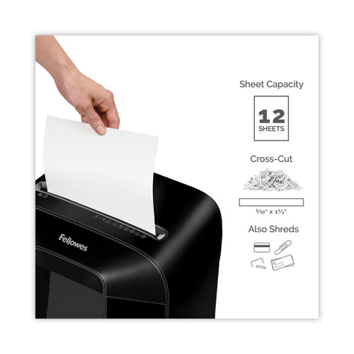 Picture of Powershred LX85 Cross-Cut Shredder, 12 Manual Sheet Capacity