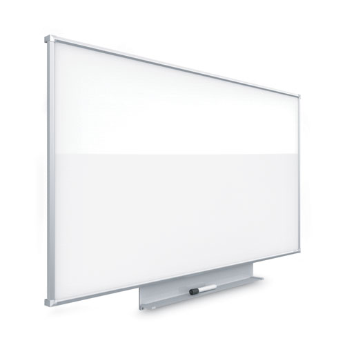 Picture of Silhouette Total Erase Whiteboard, 50 x 28, White Surface, Silver Aluminum Frame