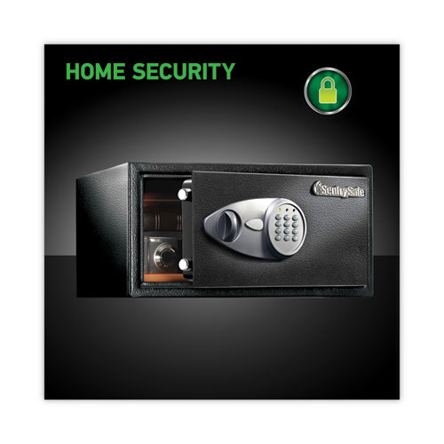 Picture of Electronic Lock Security Safe, 1 cu ft, 16.94w x 14.56d x 8.88h, Black