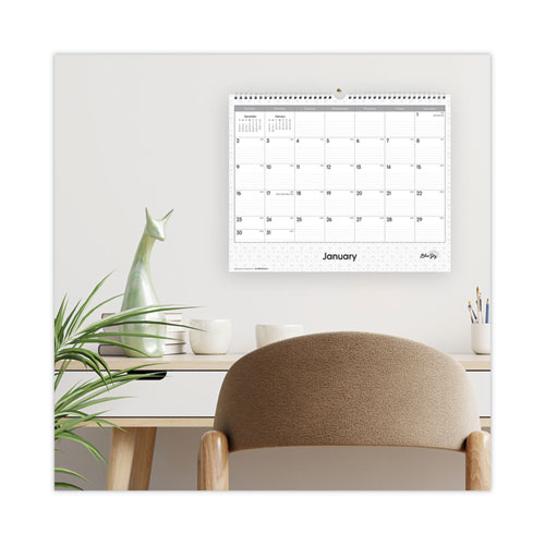 Picture of Enterprise Wall Calendar, Geometric Artwork, 15 x 12, White/Gray Sheets, 12-Month (Jan to Dec): 2025